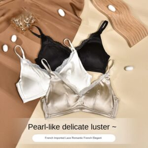 Alternative view of Brahmin Women's Thin Strap Seamless Wire-Free Bra, Non-Slip, Anti-Sagging, Minimizing Large Breasts