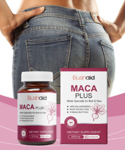 Alternative view of BushAid Maca Butt Capsule Gentle Ingredients Daily Moisturizing And Firming Body Skin Butt Care Capsules