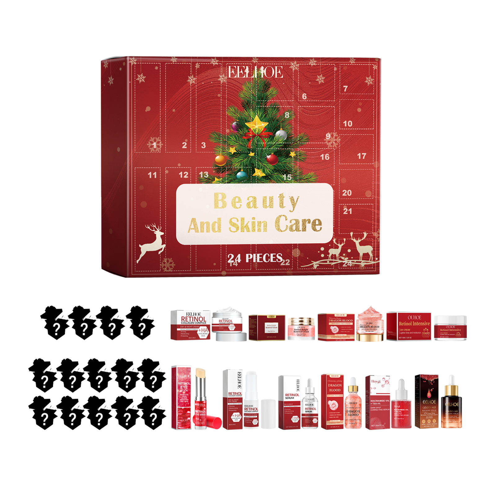 24 Grid Beauty Blind Box, Moisturizing And Moisturizing Beauty Surprise 24 Grid Beauty Skin Care Blind Box - Image 7