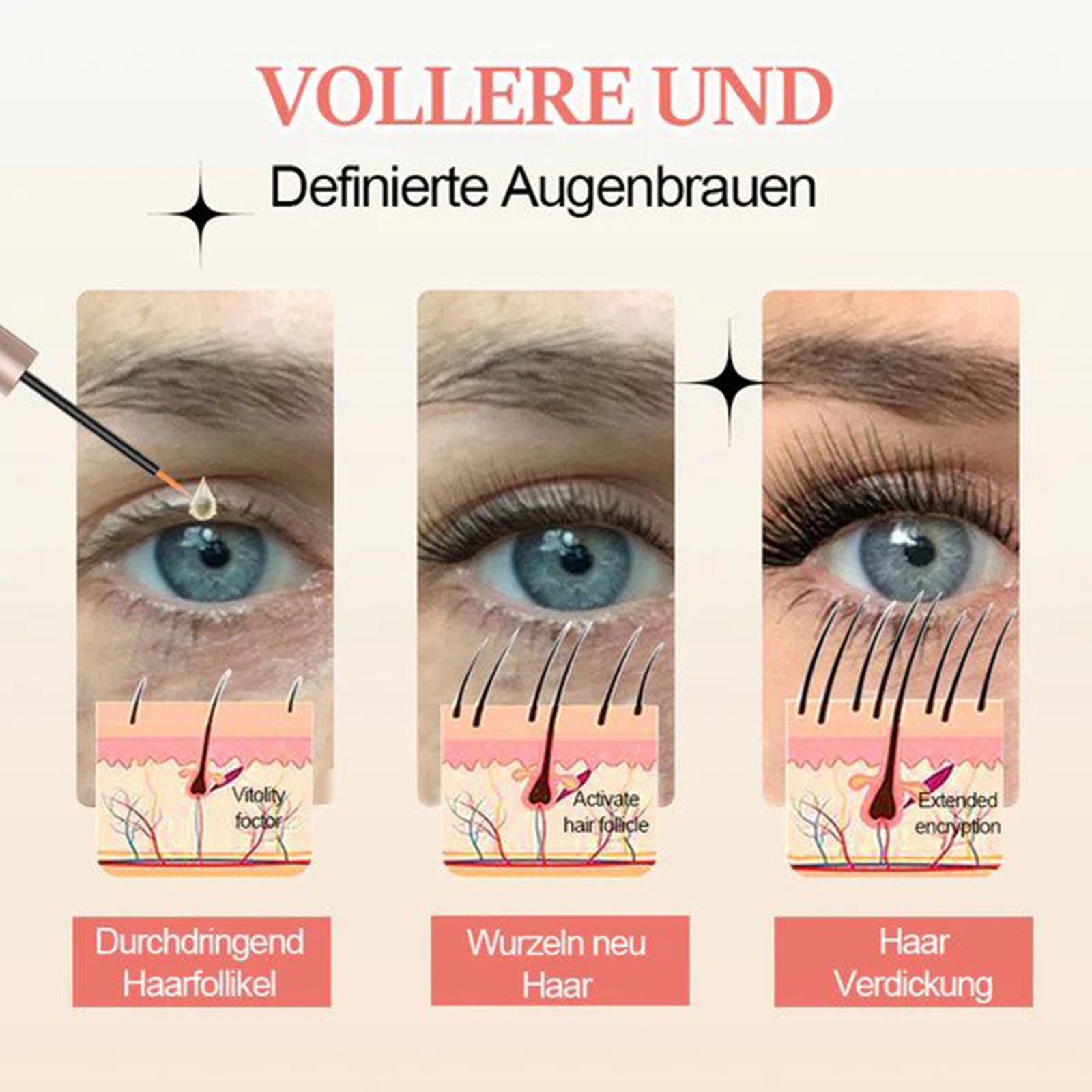 Mascara Natural Seamless Curl Length, Jet Black, Thick, Beautiful Lash Moisturizing Condition - Image 5