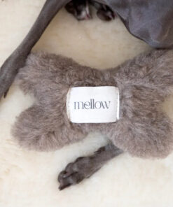 Natural Woolen Dog Toy - Bone - Beige