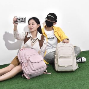 Alternative view of Hochwertige japanische Mittelschule, große Kapazität, Schultasche, weibliche Highschool-Schülerin, ausländischer Rucksack, einfacher und vielseitiger Rucksack