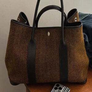 Alternative view of Herbst und Winter neue Nischen-High-Value-Damentasche, modische Stimmung, Wollhandtasche mit einer Schulter – einfacher und vielseitiger Rucksack