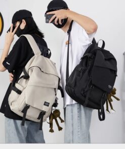 Alternative view of INS-Rucksack für Männer – einfacher und vielseitiger Großraum-Freizeitreise-Rucksack weiblicher Mittelstufenschüler Schultasche
