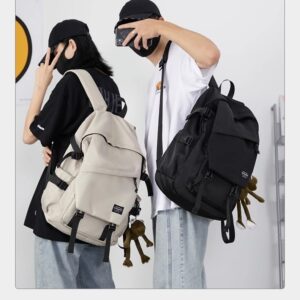 Alternative view of INS-Rucksack für Männer – einfacher und vielseitiger Großraum-Freizeitreise-Rucksack weiblicher Mittelstufenschüler Schultasche