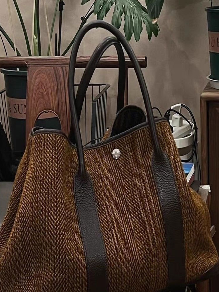Herbst und Winter neue Nischen-High-Value-Damentasche, modische Stimmung, Wollhandtasche mit einer Schulter – einfacher