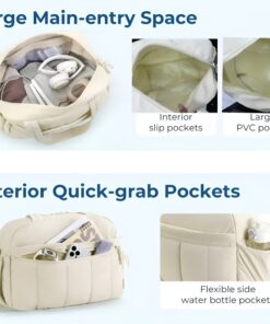Alternative view of Neue Damen-Tragetasche Nylon große Kapazität Reisetasche Handtasche Damen Sporttasche Mode-Handtasche