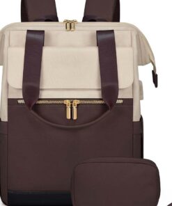 Spot Factory grenzüberschreitender einfacher Damen-Reiselaptop mit großem Gepäck und Kontrastrucksack