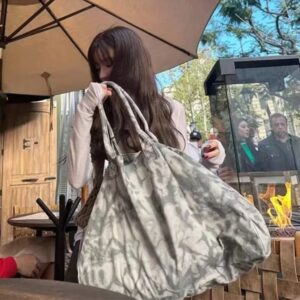 Alternative view of Yoga Fitness Canvas Tasche mit einer Schulter große Kapazität Einkaufstasche für Männer und Frauen Outdoor-Sporttasche große Tasche