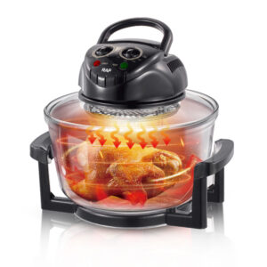 Intelligente Airfryer 12L visuelles Zuhause Multifunktions-Lichtwellenofen, Glasfritteuse, Luftofen Geschenk