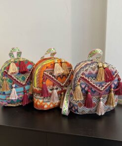 2026 Neues leichtes Damen-Rucksack mit ethnischem Stil Crossbody-Tasche Modischer vielseitiger kleiner Rucksack für Reisen