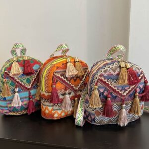2026 Neues leichtes Damen-Rucksack mit ethnischem Stil Crossbody-Tasche Modischer vielseitiger kleiner Rucksack für Reisen