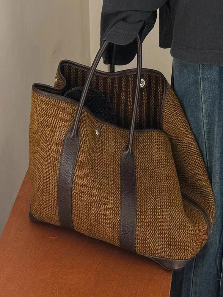 Herbst und Winter neue Nischen-High-Value-Damentasche, modische Stimmung, Wollhandtasche mit einer Schulter – einfacher