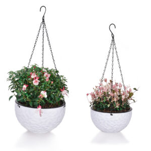 Alternative view of Kreatives Design, Imitation von Diamant, doppellagiger Hängekorb, Blumentopf, wasserfreier Lazy Person Pflanzgefäß mit Eisenkette