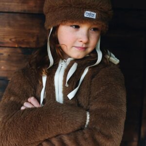Alternative view of Brown Bear Woolen Baby Hat