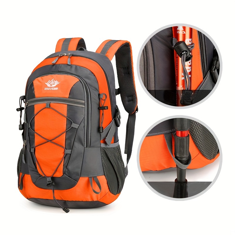Multi functional outdoor moutaineering bag, lightweight travel hiking luggage storage backpack, can fix hiking poles - Image 5