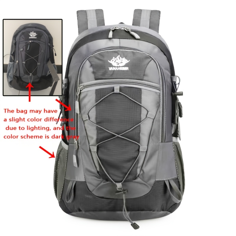 Multi functional outdoor moutaineering bag, lightweight travel hiking luggage storage backpack, can fix hiking poles - Image 4
