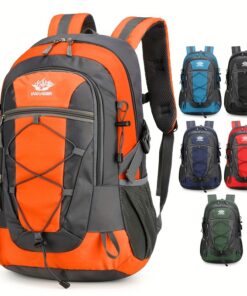 Alternative view of Multi functional outdoor moutaineering bag, lightweight travel hiking luggage storage backpack, can fix hiking poles