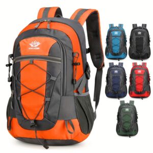 Alternative view of Multi functional outdoor moutaineering bag, lightweight travel hiking luggage storage backpack, can fix hiking poles