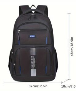 Alternative view of Men'S Backpack with Multiple Compartments, Large Capacity, Stylish for Travel, Suitable for Laptops, And Perfect for Commuting Or School