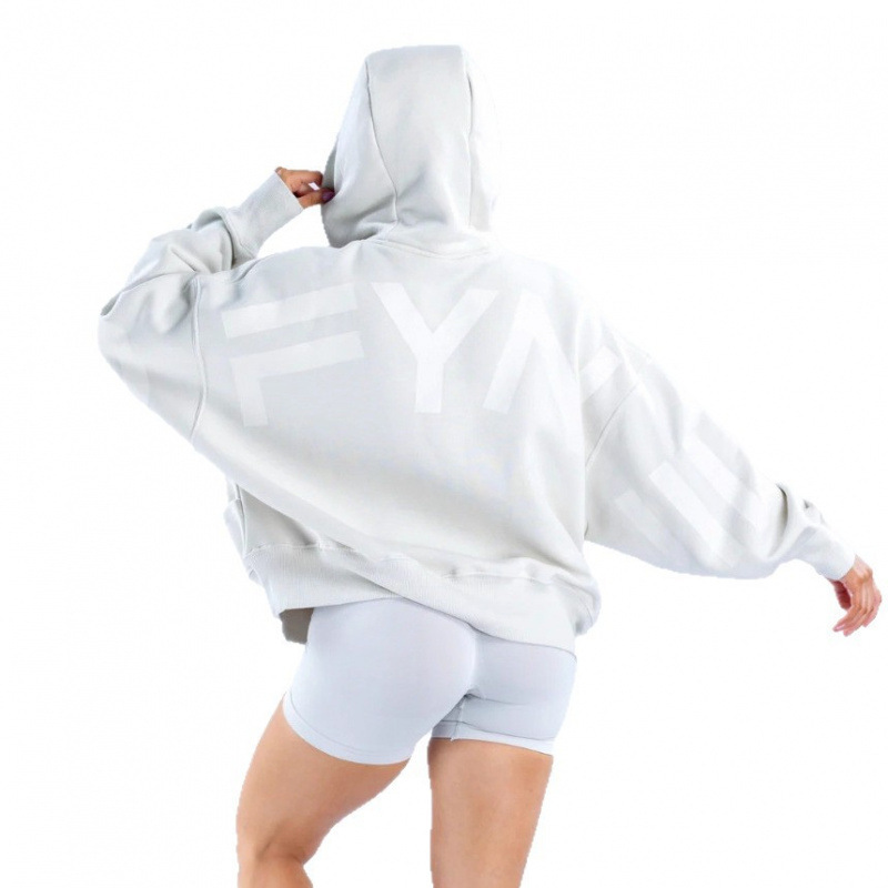 2025 Neuer grenzüberschreitender europäischer und amerikanischer Damenmode-Print, verdickter vielseitiger, lockerer, lockerer Kapuzenpullover für Frauen - Image 5