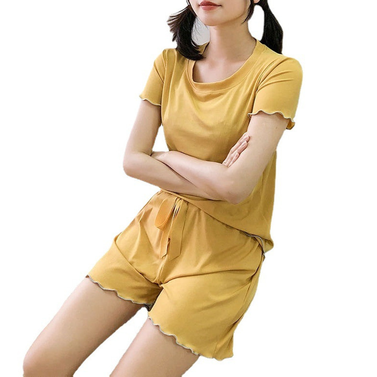 2025 Frühling/Sommer neuer Pilz-Cool-Suit-Damen-Pyjamas, Casual-Mode-Zweiteiler-Set Damen-Slimming-Loungewear - Image 5