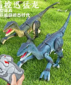 Alternative view of Kinder, ferngesteuerte Dinosaurier-Spielzeugsimulation, elektrisches Gehen und Rufen, Raptor-Junge, Jurassic bewegt Tyrannosaurus rex