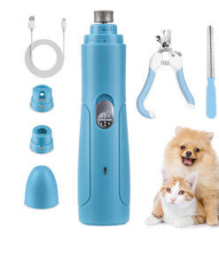Pet Nail Grinder Rechargeable USB Dog Nail Clippers Painless Electric Cat Paws Nail Cutter Grooming Trimmer Tools Scissors File