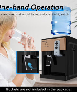 Alternative view of Electric Countertop Water Dispenser 8°C-95°C, Hot Cold Water Cooler for Home Kitchen Office Use