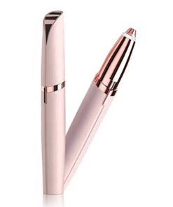 Mini Electric Eyebrow Trimmer Lipstick Brows Pen Hair Remover Painless Eye brow Razor Epilator With LED Light