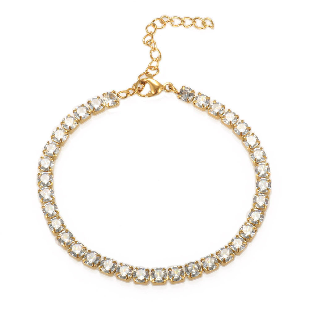 Full Diamond Tennis Bracelet Jewelry - Image 4