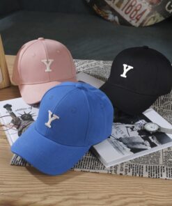 Alternative view of Hat Women's Spring and Summer Letter Y Baseball Hat Hard Top Sunshade Sunscreen Cap