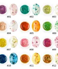 Alternative view of Dried Flowers Gel Nail Polish Soak Off UV LED Transparent Gel Nail Polish Decoration Manicure Nail Art Toolfafa