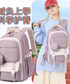 Alternative view of Natural Fish Schüler-Rucksack, Freizeit-Rucksack für Mittelstufenmädchen, hoher ästhetischer Wert, großer Kapazitätsrucksack, Großhandel für Grundschüler