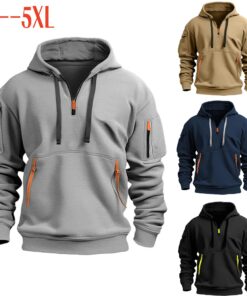 Qianshan County grenzüberschreitender Herren-Hoodie, Mehrfach-Frühlings- und Herbst-Sweatshirt für Herren, sportlicher Freizeitpullover für Männer
