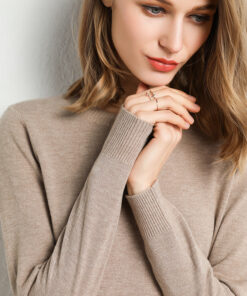 Herbst- und Winter-Strickpullover mit Crewneck für Damen, Basislage, vielseitiger modischer grenzüberschreitender Pullover, Dropshipping