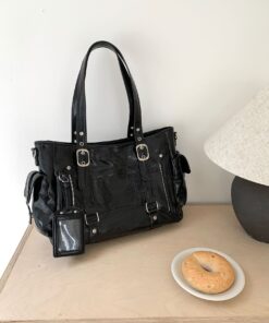 Süße, coole Tragetasche mit großer Kapazität, personalisierte vielseitige Handtasche, einfache Y2K Einzel-Schultertasche, Pendler-Überkörpertasche