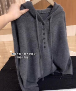 Alternative view of Koreanischer High-Neck, Lazy-Style Pullover-Stricktop für Herbst/Winter 2026 Neues Taillen-Warmth-Slimming Baselayer Top NIS