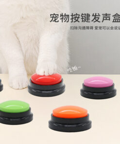 Hund Sprechender Knopf, Haustier AC Knopf Sounder, Katze Glocke klingeln, Spielzeugbedarf, Aufnahme Training, Artefakt Batch