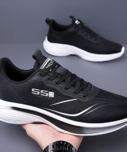 Alternative view of Neue Sportschuhe für Herren, neue atmungsaktive Laufschuhe aus Netz, komfortable, leichte, weiche Sohle, trendige Plus-Size-Herrenschuhe