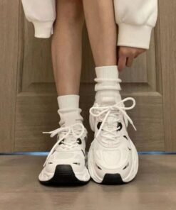 Alternative view of Papa-Schuhe für Frauen 2025 Heiße Mesh-Casual-Laufschuhe Vielseitige Dicksohlen, atmungsaktive Schuhe INS Trendy D-4