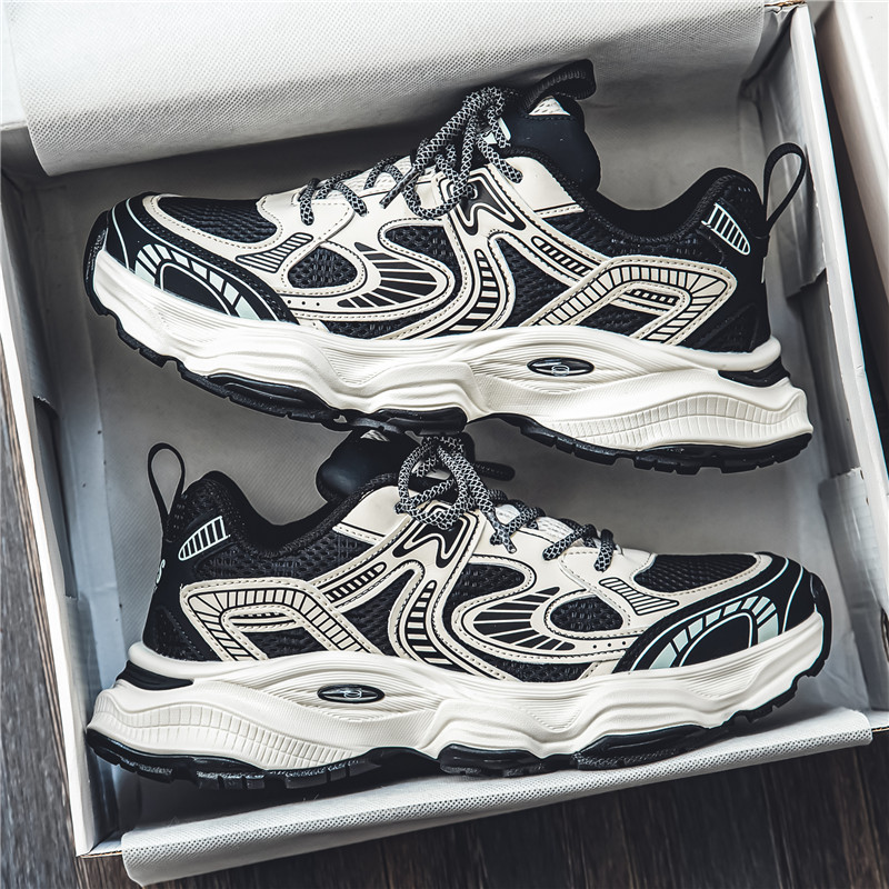 Putian Herrenschuhe 2026 Neue Herbst-atmungsaktive, trendige Freizeitsportschuhe Herren-Mesh-Laufschuhe zur Größenerhöhung des Vaters - Image 4