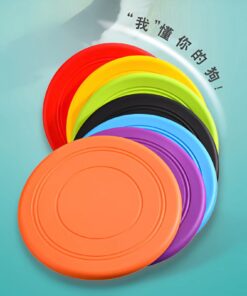 Haustier-Spielzeug Hunde-Frisbee Haustier-interaktives Trainingsspielzeug TPR Nicht-zahnwerfendes Hundetrainingsspielzeug Haltbar zum Kauen von Haustieren