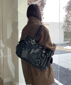 Alternative view of Süße, coole Tragetasche mit großer Kapazität, personalisierte vielseitige Handtasche, einfache Y2K Einzel-Schultertasche, Pendler-Überkörpertasche