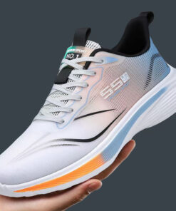 Neue Sportschuhe für Herren, neue atmungsaktive Laufschuhe aus Netz, komfortable, leichte, weiche Sohle, trendige Plus-Size-Herrenschuhe