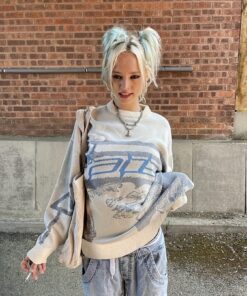 Women'S Loose Jacquard Sweater