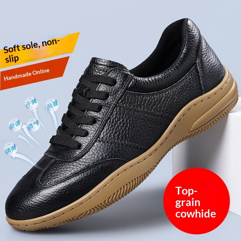 Mens Casual Leather Shoes Breathable Genuine Leather Shoes For Men – Bild 9