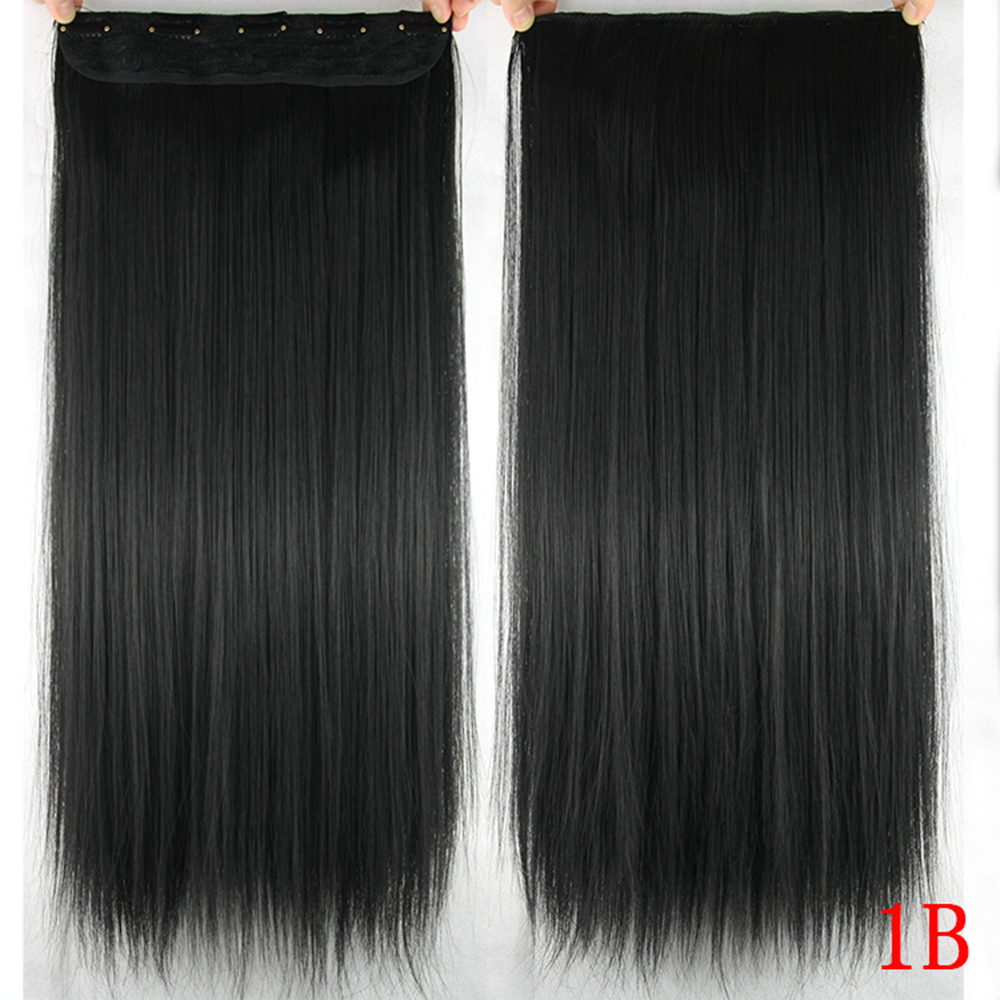 One-piece fake five-clip hair wig - Image 4