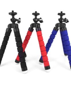 Compatible with Apple, Mobile Phone Mini Flexible Octopus Tripod Stand for Smartphone Clip Holder Mount Stabilizer Video Grip Monopod Table Gorillapod