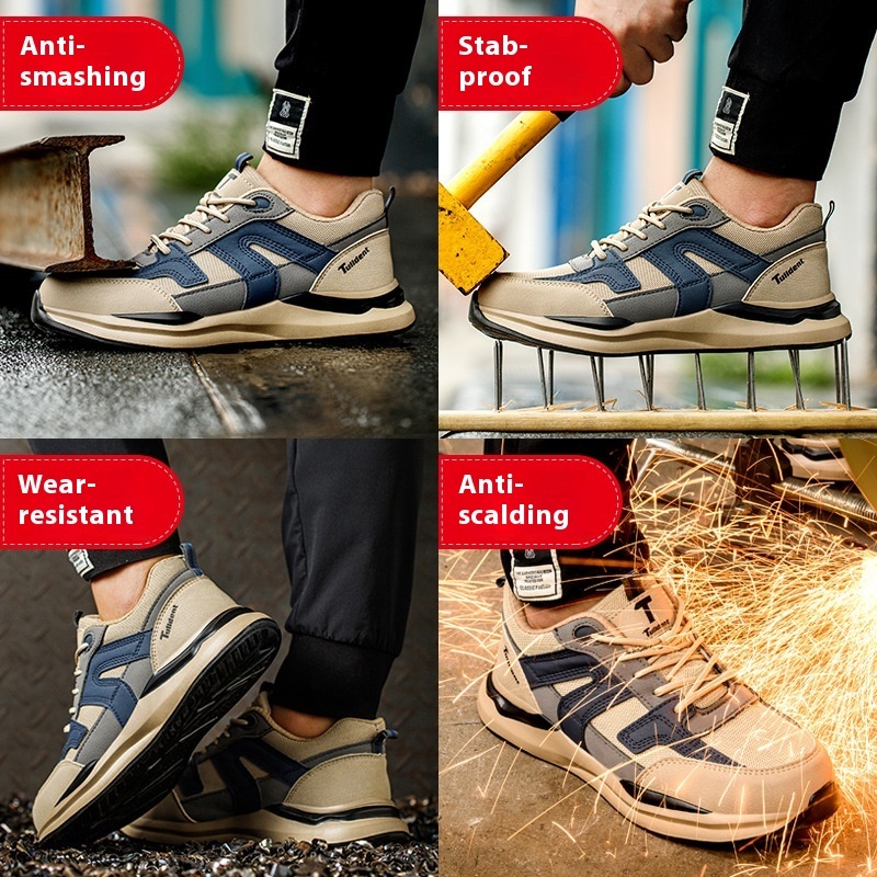 Summer Breathable Safety Shoes For Men - Image 2